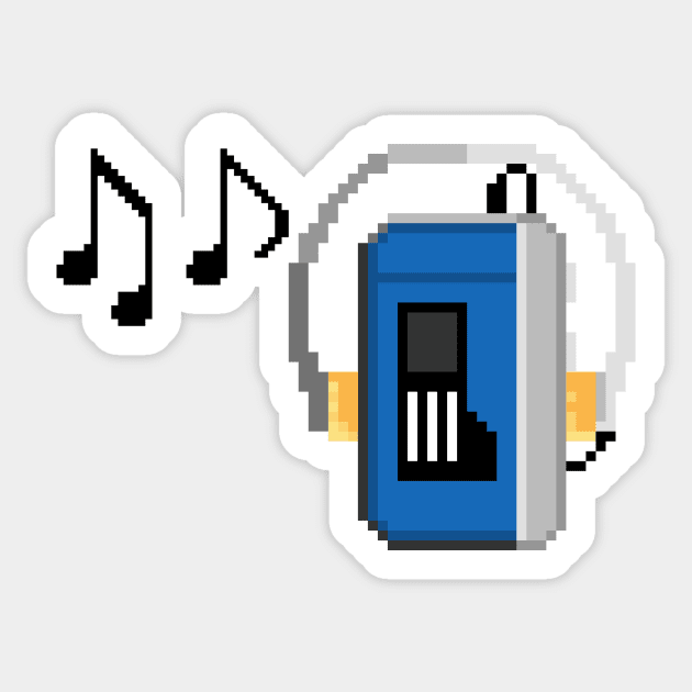 walkman Sticker by Mamon